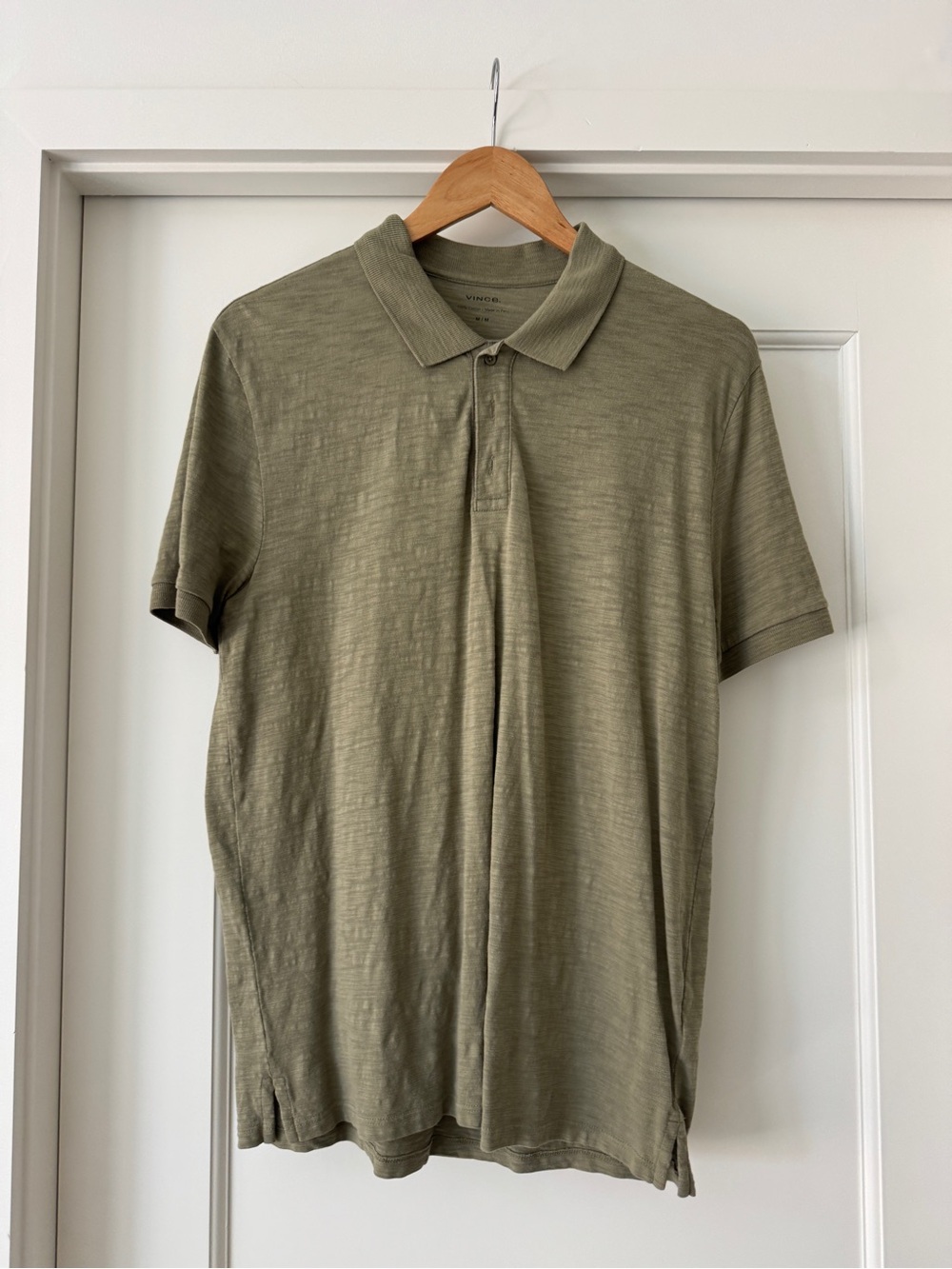 Vince Olive Green Men’s Polo Shirt